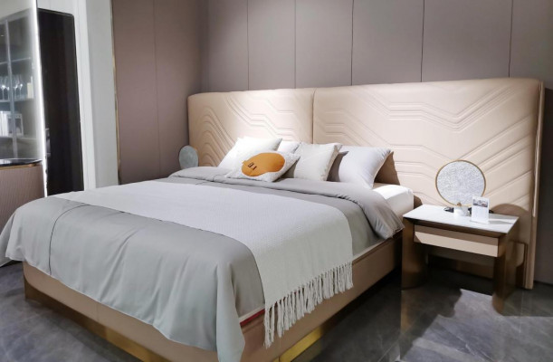 Elegant tweepersoons luxe slaapkamerbed stijlvol bed