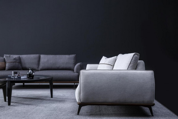 Luxe design driezitsbank textielmeubel woonkamer gestoffeerde bankstellen nieuw