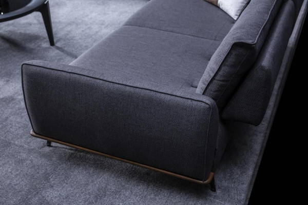 Grijze gestoffeerde bank Moderne driezitsbank Woonkamer Stoffen bank Luxe Nieuw