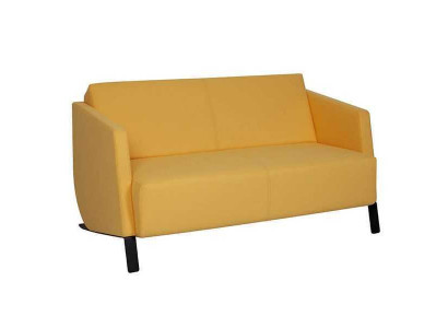 Gele 2-zits Moderne woonkamer bekleding stoffen bank Luxe 2-persoons Nieuw