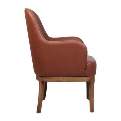 Bruine woonkamer fauteuil ontwerper single luxueuze fauteuil stoelen.