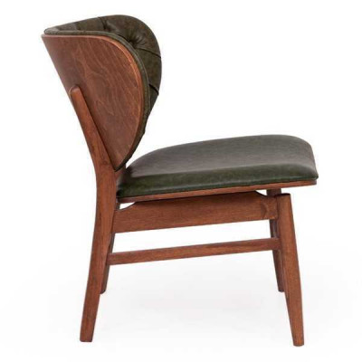 Moderne Chesterfield Groene Fauteuil met Één Zitplaats en Leuning