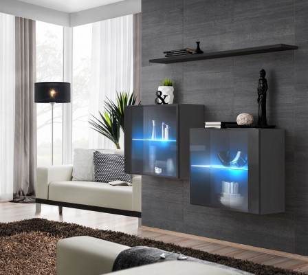 Ontwerper woonkamer wandmeubel wandkast wandplank luxe set woonkamer meubels