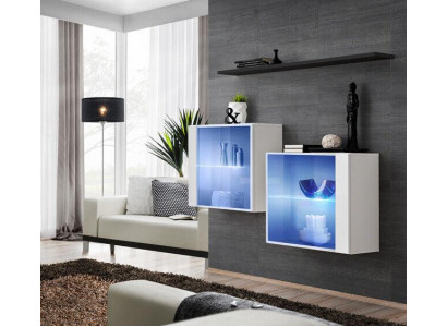Moderne ontwerperset woonkamerwoonwand houten meubelset Compleet nieuw meubilair
