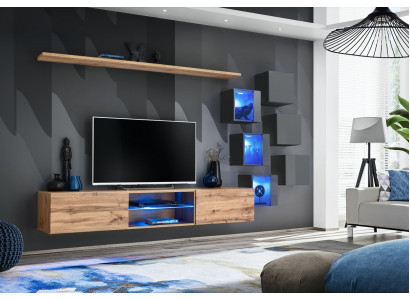 Moderne wandmeubels woonkamer luxe wandrekken dressoir tv-standaard wandkast