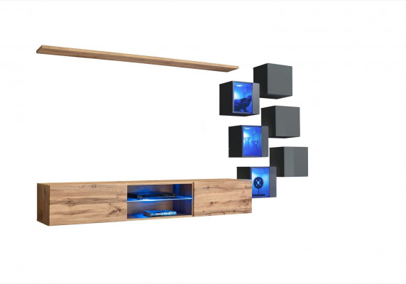 Moderne wandmeubels woonkamer luxe wandrekken dressoir tv-standaard wandkast
