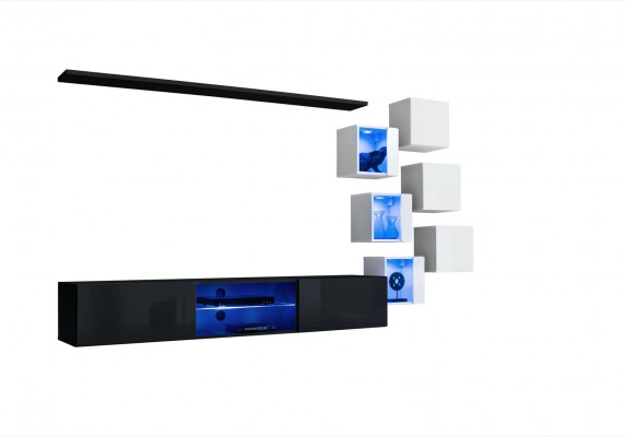 Moderne complete woonkamer wandplank luxe designer set woonkamermeubels