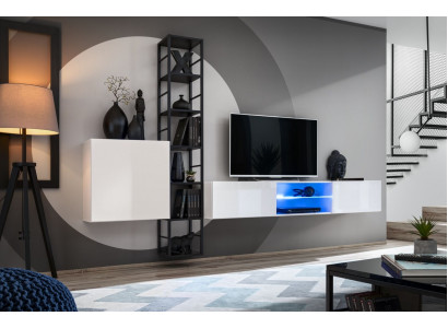Woonkamer Compleet Set 3-delig Luxe Woonwand Wandkast TV-standaard Design