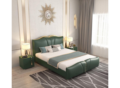 Ontwerp tweepersoonsbed bed slaapkamer meubilair 3-dlg set bedden compleet nachtkastjes