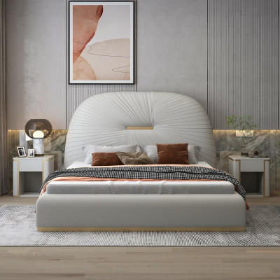 Hotel Luxe Bed Wit Slaapkamer Engelse Bedden 180x200 cm Nieuw