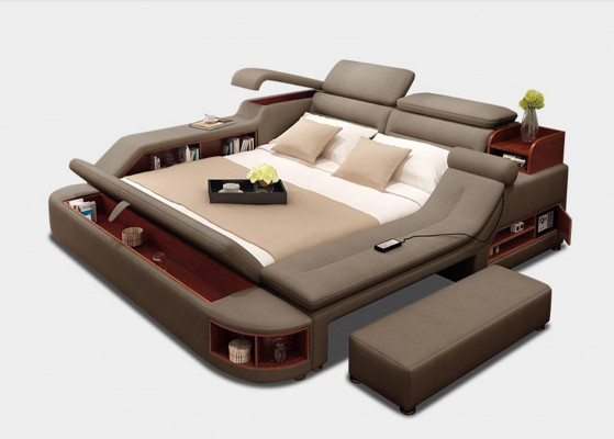 Multifunctioneel bed Tweepersoonsbed Moderne bedframe Bedden 180x200cm