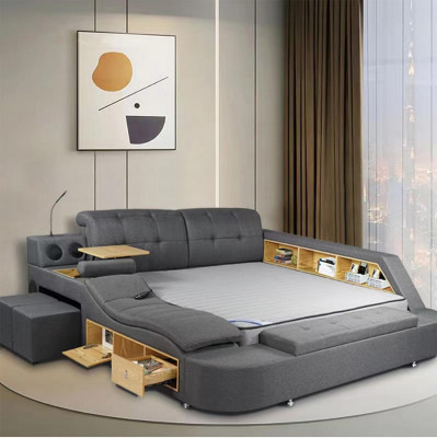 Multifunctioneel bed Tweepersoonsbed Moderne 180x200cm Bedden Slaapkamer