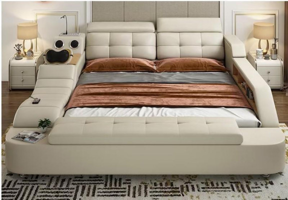 Multifunctioneel bed Tweepersoonsbed Modern bedframe 180x200cm Nieuw