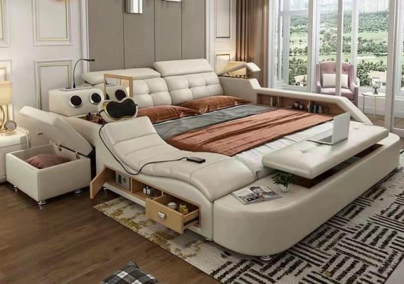 Multifunctioneel bed Tweepersoonsbed Modern bedframe 180x200cm Nieuw