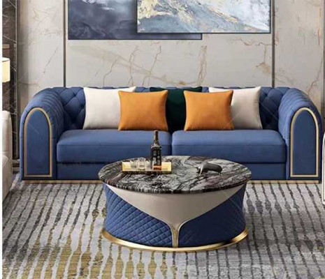Luxe woonkamerset 3-delig Chesterfield-modern design bankstel 3+2+1 designer