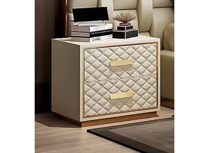 Ontwerp nachtkastje bijzettafel slaapkamer luxe console tafels hout