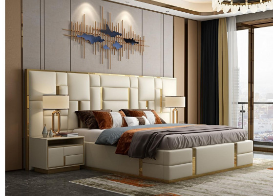 Ontwerp nachtkastje console bijzettafels slaapkamer houten luxe consoles nieuw