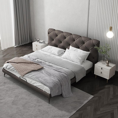 Modern bed luxe slaapkamer bedden stijl bedframe meubels inrichting
