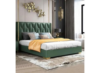 Bed Chesterfield Luxury Beds Baroque Rococo Furniture Hotel Leather Bedroom New