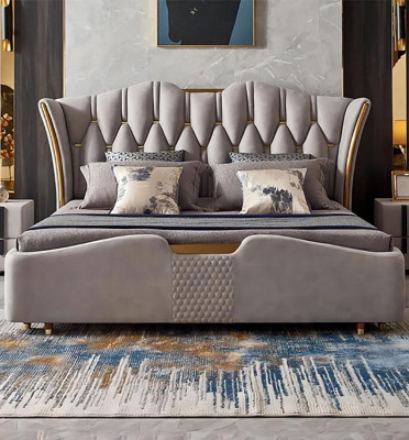 Chesterfield Bed Bekleding Ontwerp Luxe Tweepersoons Hotelbedden Luxe Hotel Nieuw
