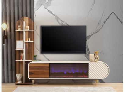 TV-standaard RTV Lowboard Rekken Dressoir Tafel Modern Wit Luxe Nieuw