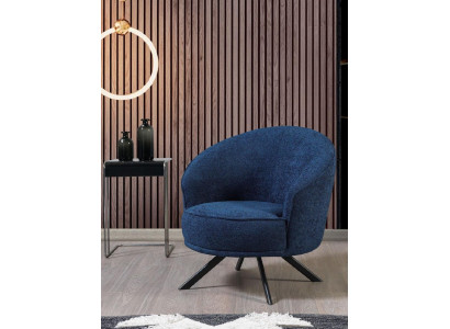 Moderne fauteuil roestvrijstalen meubels oorfauteuil woonkamermeubels eenzitter