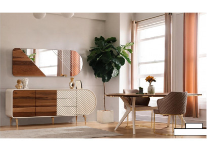 Eetkamer Luxe eetkamerset Eettafel Tafel Stoelen Wit Garnituur Set 6-delig