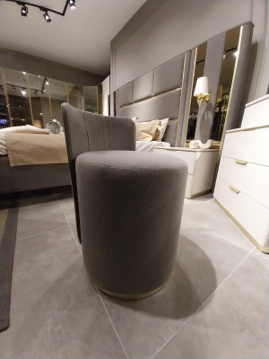 Ronde krukje ontwerp hout meubels luxe woonkamer design voetenbankje