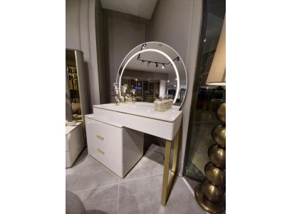 Ontwerp kaptafel met spiegel Luxe slaapkamermeubels 2-delig Nieuw