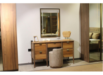 Luxe meubelontwerp kaptafel met spiegel bruin Nieuwe slaapkamermeubels