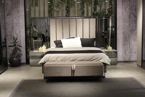 Luxe slaapkamerset Bed + 2x nachtkastjes Compleet kamermeubilair Nieuw