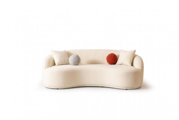 Design Bank Half Ronde Banken Luxe Bank Beklede Meubelen 4-Zits xxl groot