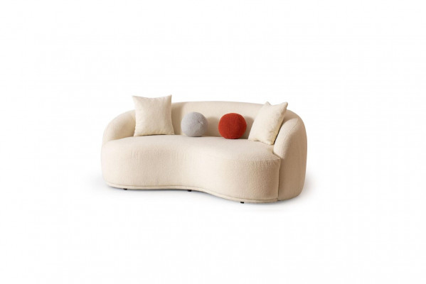 Moderne bank 3-zits designer meubels witte kleur stijl banken banken 230cm