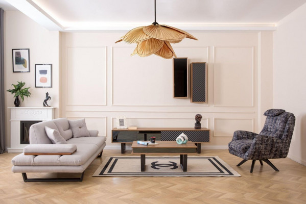 Ontwerp bankstel salontafel bankstel 6-delige woonkamerset luxe meubels.