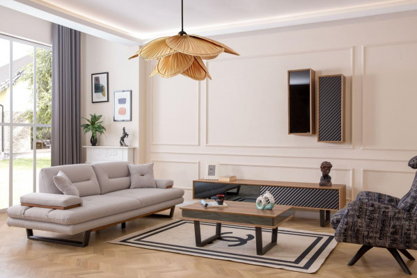 Ontwerp bankstel salontafel bankstel 6-delige woonkamerset luxe meubels.