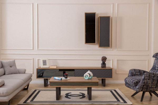 Ontwerp bankstel salontafel bankstel 6-delige woonkamerset luxe meubels.