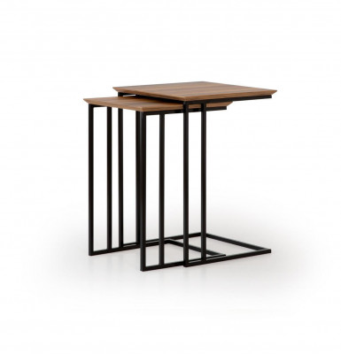Woonkamer 2x Bijzettafel Tafel Design Meubels Luxe Inrichting Modern