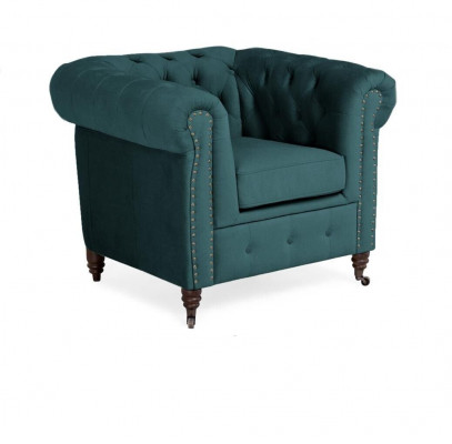 Chesterfield fauteuil 1-zits bank gestoffeerde banken Nieuwe loungeclub