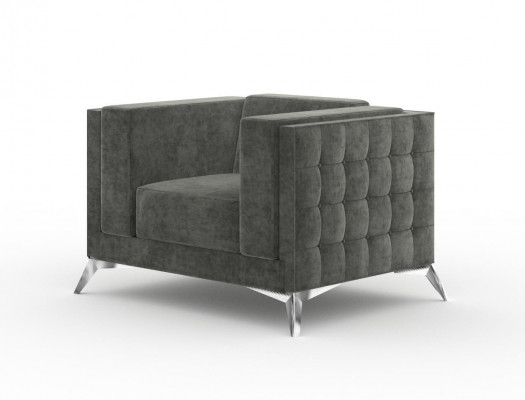 Chesterfield fauteuil bankstel 1-zits bank gestoffeerd Nieuwe bank televisie Textiel