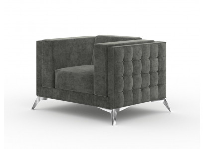 Chesterfield fauteuil bankstel 1-zits bank gestoffeerd Nieuwe bank televisie Textiel