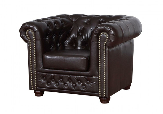 Chesterfield fauteuil tv-bank 1-zitsbank textiel lederen banken stoffering