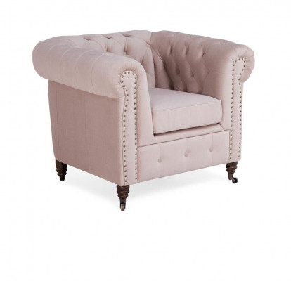 Edel ontwerp Chesterfield gestoffeerde fauteuil tv-zitclublounge textiel