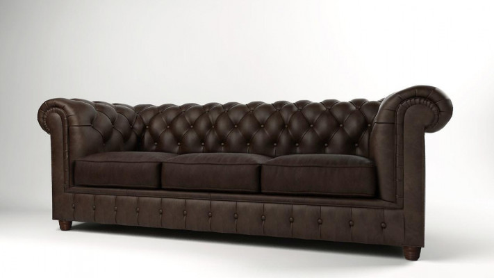 Klassieke Chesterfield bank Bank 3-zitsbank Banken Sofa's Bekleding Driepersoons