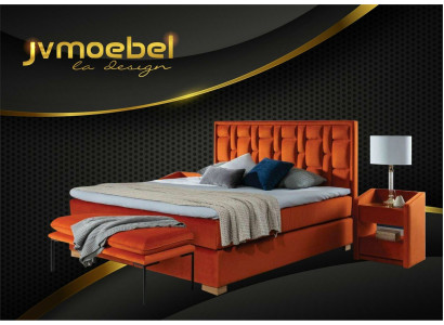 Ontwerp bed slaapkamerset 4-delige set. Nachtkastje 2x zitbank Bedden modern.