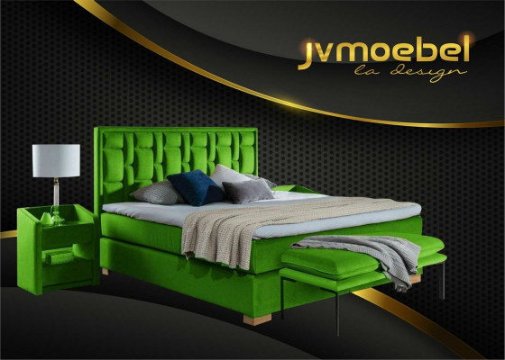 Ontwerp bed slaapkamerset 4-delige set. Nachtkastje 2x zitbank Bedden modern.