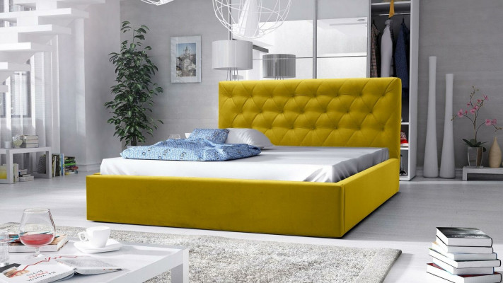 Luxe bed, tweepersoonsbed, meubels slaapkamer hotelbedden 180x200 Chesterfield