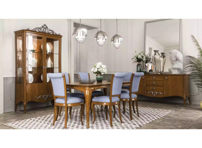 Eetkamerset met tafel, 6 stoelen, design dressoir meubels luxe nieuw