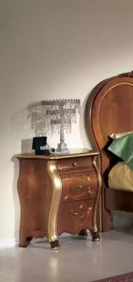 Volledige slaapkamer set Bed 2x nachtkastjes Kledingkast Commode