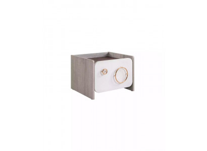 Nachtkastje kinderkamer houten nachtkastje luxe wit