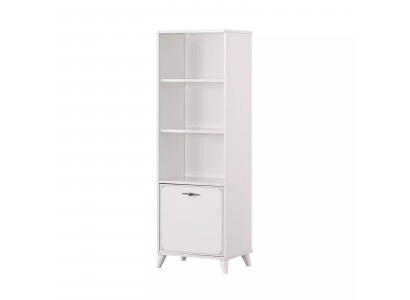 Boekenkast Boekenkast Staand rek Kinderrek Plank Hout Wit Planken